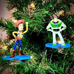 Toy Story Woody and Buzz Lightyear Figurine ornaments